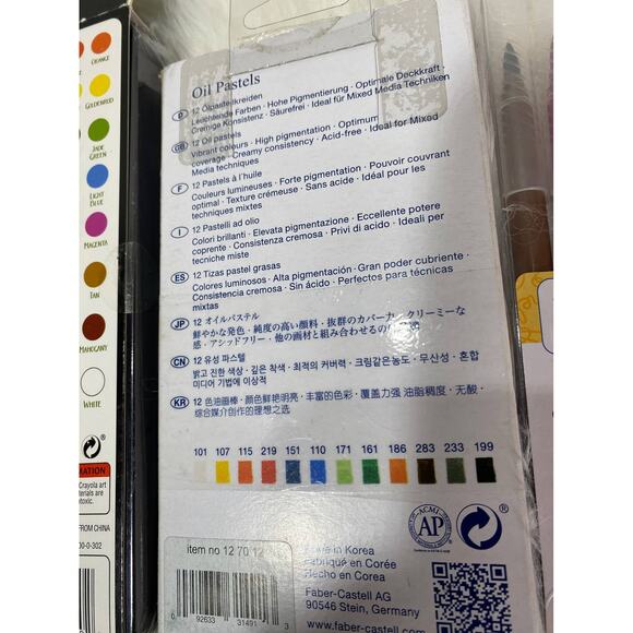 Art Set Brush Markers Faber Castell Pastels & Crayola Signature Colored Pencils - Picture 7 of 9